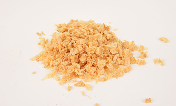 Minced soya flakes particles TVP