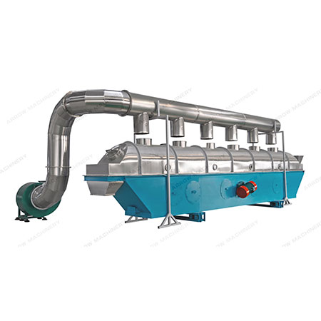 Vibrating fluid bed dryer